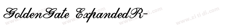 GoldenGate ExpandedR字体转换 GoldenGate ExpandedR字体转换
